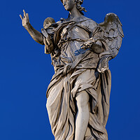 Buy canvas prints of Angel With  Nails Statue by Artur Bogacki