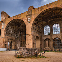 Buy canvas prints of Basilica of Maxentius and Constantine in Rome by Artur Bogacki