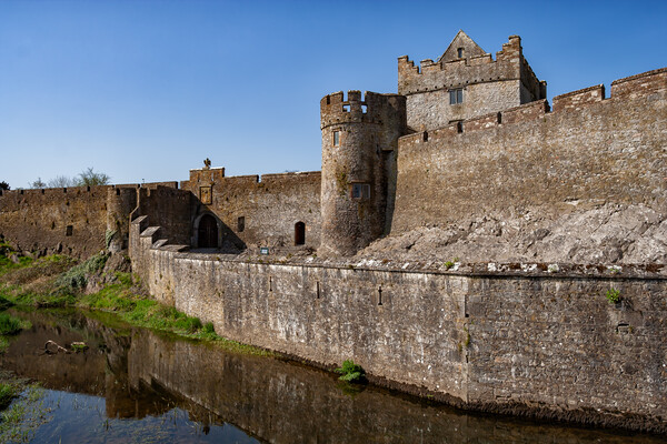 Medieval Cahir Castle In Ireland Picture Board by Artur Bogacki