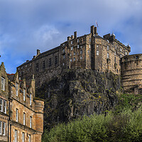 Buy canvas prints of Edinburgh Castle From Grassmarket Square by Artur Bogacki