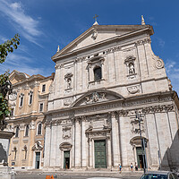 Buy canvas prints of Santa Maria in Vallicella in Rome by Artur Bogacki
