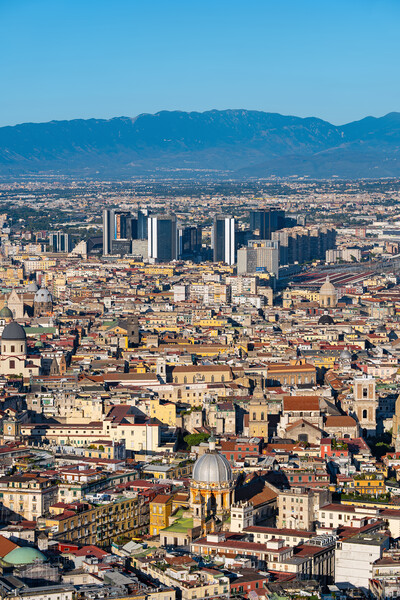 City of Naples Cityscape Picture Board by Artur Bogacki