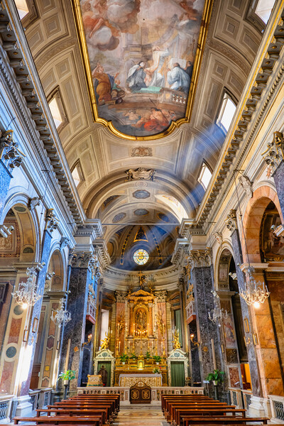 Santa Maria in Via Basilica Church In Rome Picture Board by Artur Bogacki
