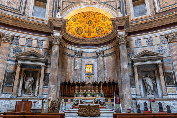High Altar Of Pantheon Picture Board by Artur Bogacki