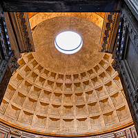 Buy canvas prints of Pantheon Doors And Dome by Artur Bogacki