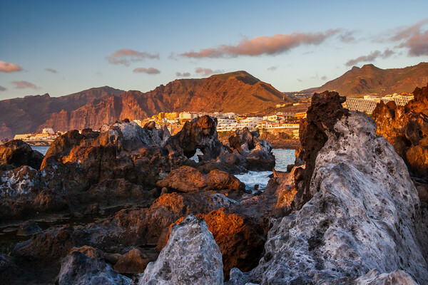 Tenerife Island Landscape At Sunset Picture Board by Artur Bogacki