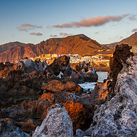 Buy canvas prints of Tenerife Island Landscape At Sunset by Artur Bogacki