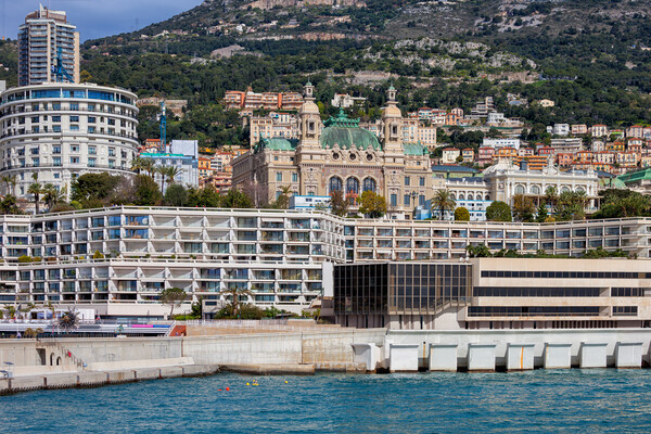 Monaco Monte Carlo Sea View Picture Board by Artur Bogacki