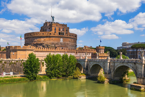 Castle of the Holy Angel in Rome Picture Board by Artur Bogacki