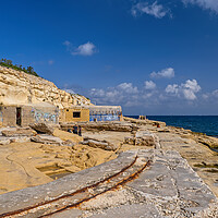 Buy canvas prints of Sliema Sea Waterfront In Malta by Artur Bogacki