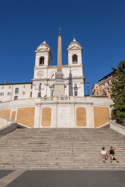 Spanish Steps And Trinita dei Monti In Rome Picture Board by Artur Bogacki