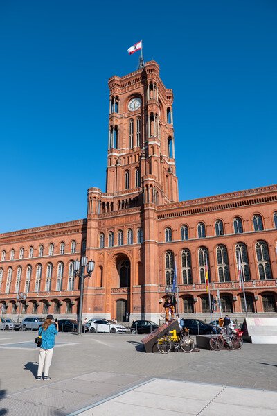 Rotes Rathaus Red City Hall In Berlin Picture Board by Artur Bogacki