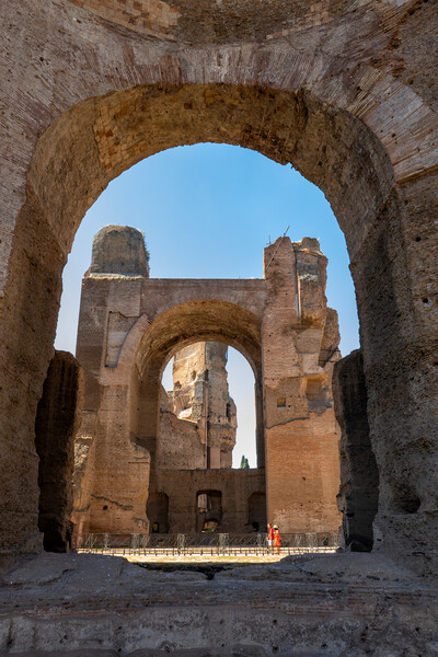 Baths of Caracalla Ruins of Rome Picture Board by Artur Bogacki