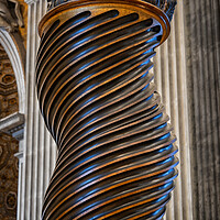 Buy canvas prints of Twisted Column Of Bernini Baldacchino by Artur Bogacki