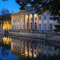 Buy canvas prints of Palace On The Isle In Warsaw At Night by Artur Bogacki