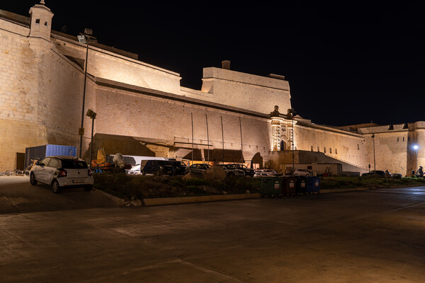 Fort St Angelo at Night In Birgu, Malta Picture Board by Artur Bogacki