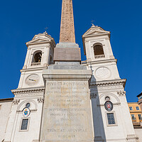 Buy canvas prints of Sallustiano Obelisk In Rome by Artur Bogacki