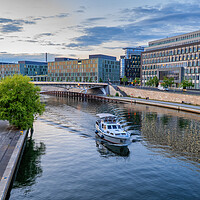 Buy canvas prints of Central Berlin River View by Artur Bogacki
