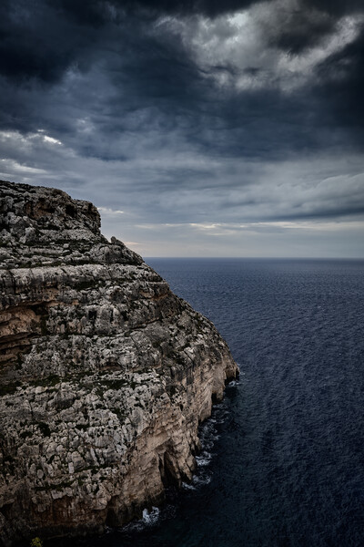 Malta Island Sea Coast On Stormy Morning Picture Board by Artur Bogacki