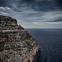 Buy canvas prints of Malta Island Sea Coast On Stormy Morning by Artur Bogacki