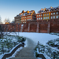 Buy canvas prints of Winter In Old Town Of Warsaw In Poland by Artur Bogacki