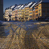 Buy canvas prints of Warsaw City On Winter Morning by Artur Bogacki