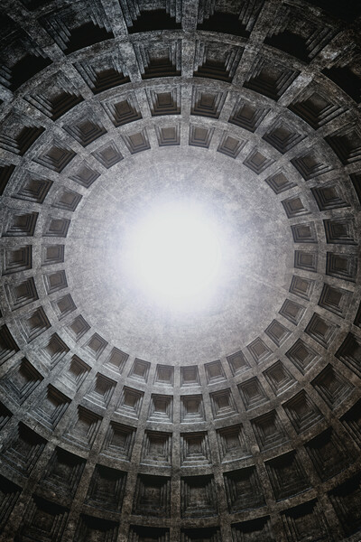 Dome of the Pantheon in Rome Picture Board by Artur Bogacki