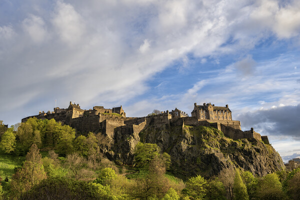 Edinburgh Castle Picture Board by Artur Bogacki