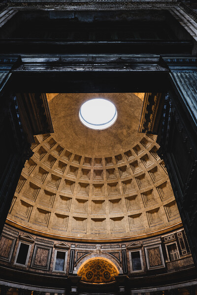 The Pantheon Temple In Rome Picture Board by Artur Bogacki