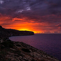 Buy canvas prints of Sunrise By The Sea In Malta by Artur Bogacki