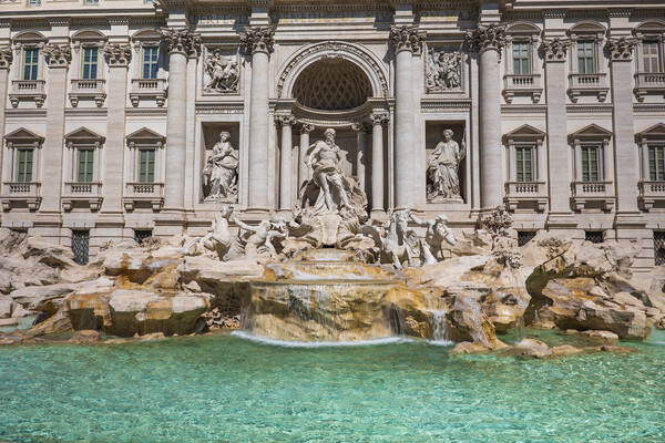 The Trevi Fountain In Rome Picture Board by Artur Bogacki