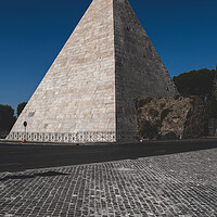 Buy canvas prints of The Pyramid of Cestius In Rome by Artur Bogacki
