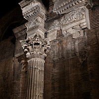 Buy canvas prints of The Pantheon Temple Architectural Details In Rome by Artur Bogacki