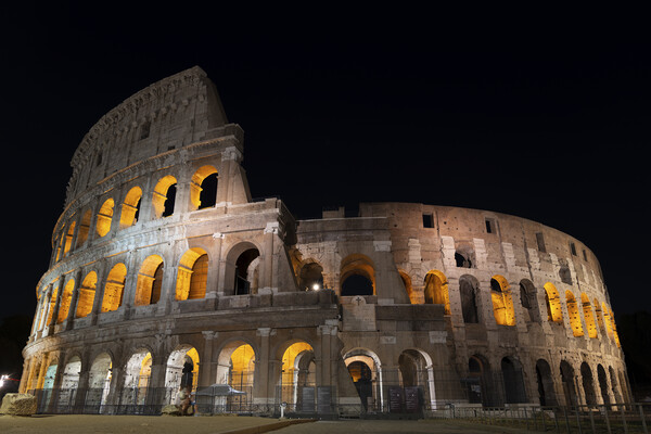 Night At The Colosseum In Rome Picture Board by Artur Bogacki