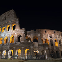 Buy canvas prints of Night At The Colosseum In Rome by Artur Bogacki