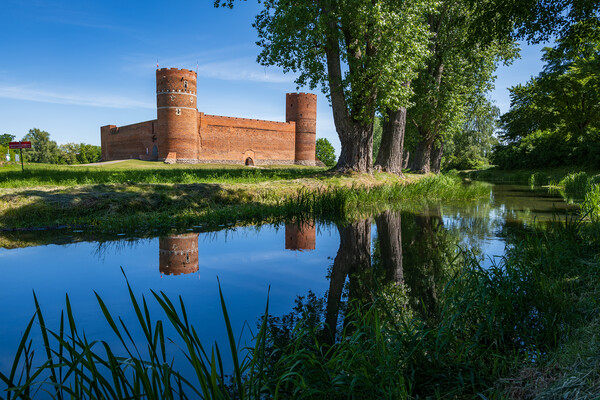 Medieval Castle By The River Picture Board by Artur Bogacki