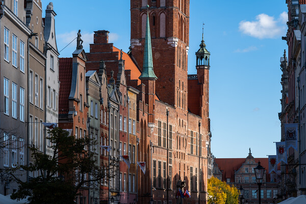 The Old Town of Gdansk in Poland Picture Board by Artur Bogacki