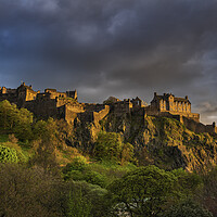Buy canvas prints of Sunset At Edinburgh Castle In Scotland by Artur Bogacki