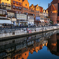 Buy canvas prints of Old Town of Gdansk at Sunrise in Poland by Artur Bogacki