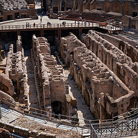 Buy canvas prints of Colosseum Hypogeum Ruins Under Arena by Artur Bogacki
