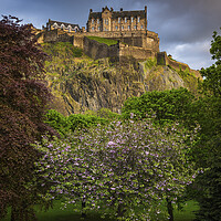 Buy canvas prints of Edinburgh Castle In Spring by Artur Bogacki