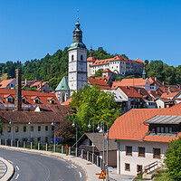 Buy canvas prints of Town of Skofja Loka in Slovenia by Artur Bogacki