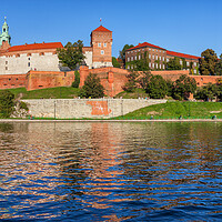 Buy canvas prints of Wawel Royal Castle At Vistula River In Krakow by Artur Bogacki