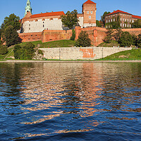 Buy canvas prints of Wawel Royal Castle River View In Krakow by Artur Bogacki