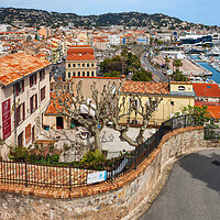 Buy canvas prints of City of Cannes Cityscape in France by Artur Bogacki