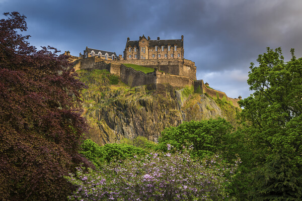 Edinburgh Castle In May Picture Board by Artur Bogacki