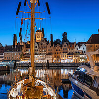 Buy canvas prints of Evening In City Of Gdansk In Poland by Artur Bogacki