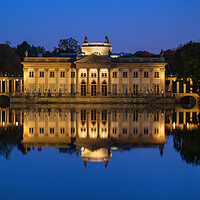 Buy canvas prints of The Palace on the Isle at Night in Warsaw by Artur Bogacki