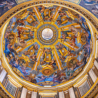 Buy canvas prints of Gregorian Chapel Dome In St Peter Basilica by Artur Bogacki
