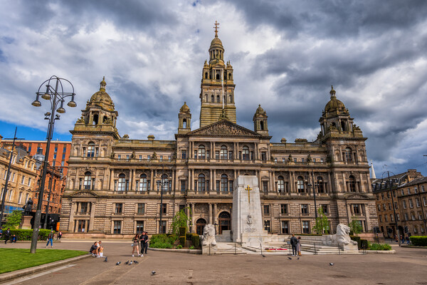 Glasgow City Chambers At George Square In Glasgow Picture Board by Artur Bogacki